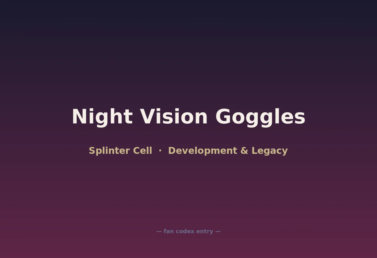 Night Vision Goggles