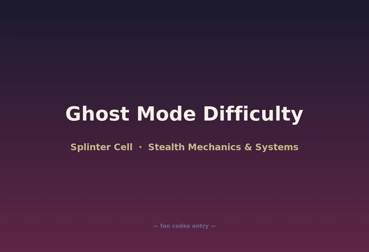 Ghost Mode Difficulty