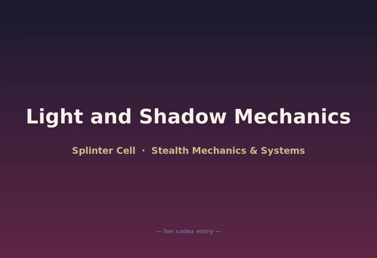 Light and Shadow Mechanics